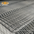 PVC coated welded iron wire curved fence panels